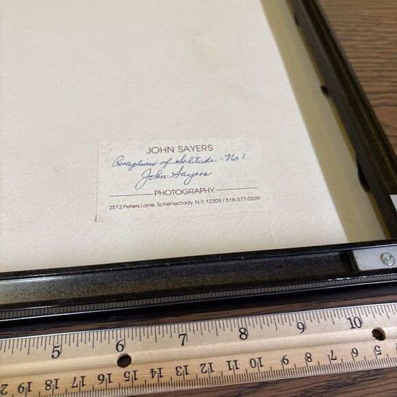 Cool! Framed Translucent Ghost Solitude #1 Photography Print Signed John Sayers - Picture 7 of 8